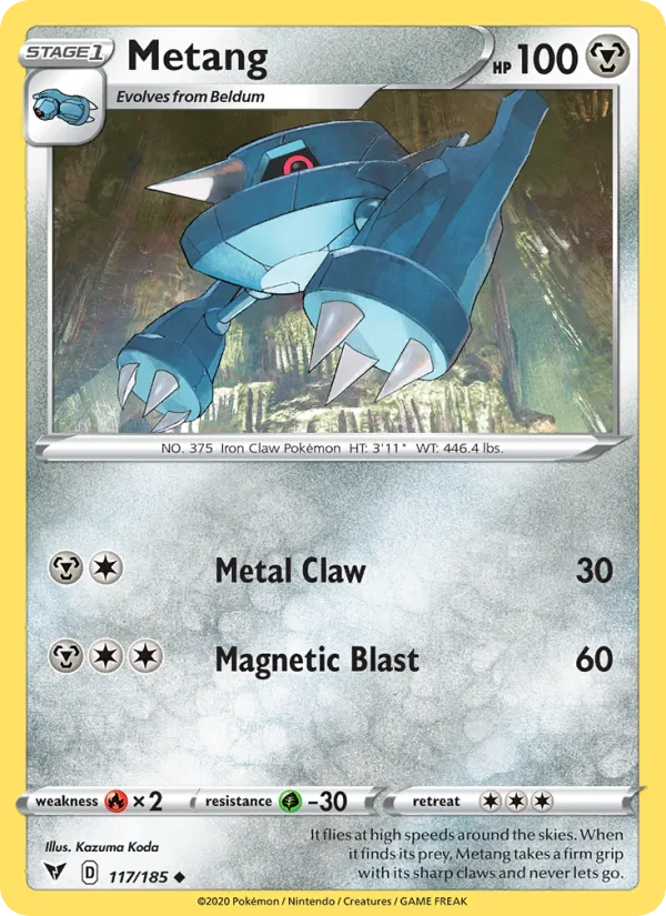 Métang 117/185 — SWSH4 – Vivid Voltage