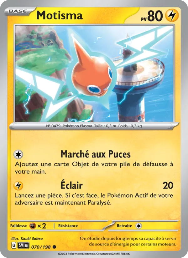 Motisma 70/198 — EV01 – Écarlate et Violet — Carte Pokémon française