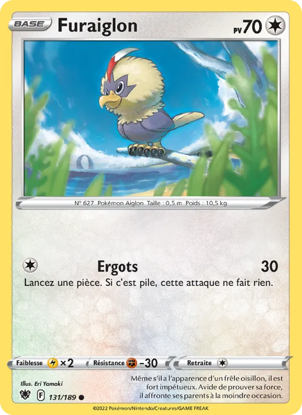 Furaiglon 131/189 — EB10 – Astres Radieux — Carte Pokémon française