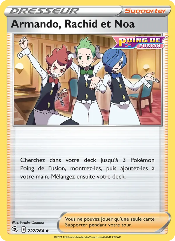 Armando, Rachid et Noa 227/264 — EB08 - Poing de Fusion