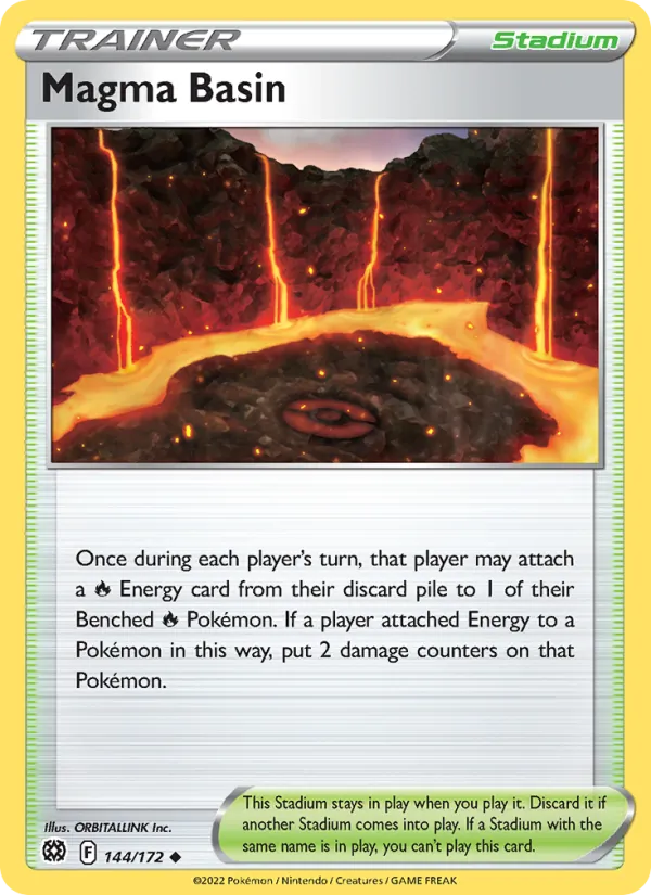 Bassin de Magma 144/172 — SWSH9 – Brilliant Stars