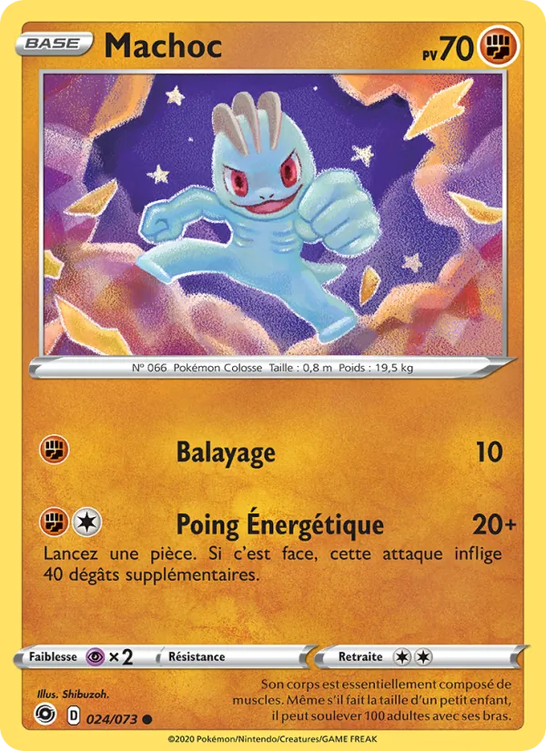Machoc 24/73 — EB03.5 – La Voie du Maître — Carte Pokémon française