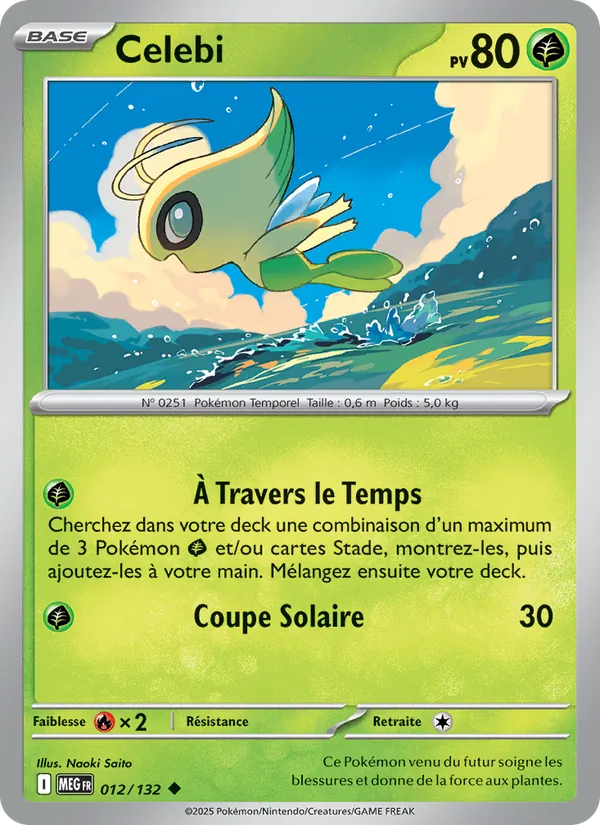 Celebi 12/132 — ME01 — Méga-Évolution