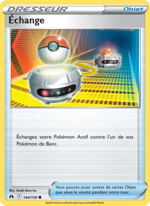 Échange 144/159 — EB12.5 – Zénith Suprême