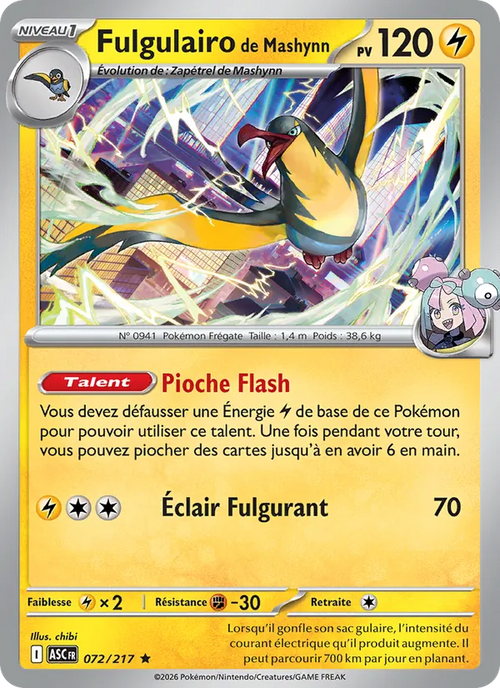 Fulgulairo de Mashynn 72/217 — ME02.5 – Héros Transcendants