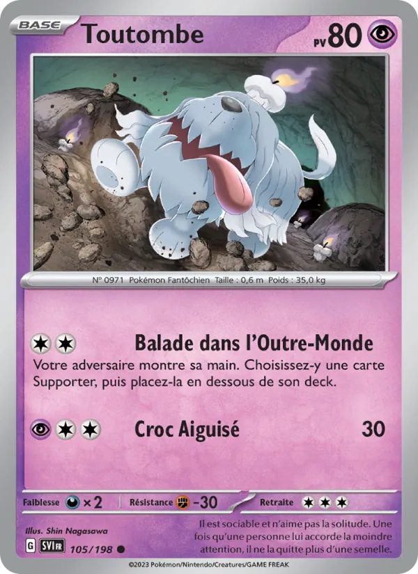 Toutombe 105/198 — EV01 – Écarlate et Violet