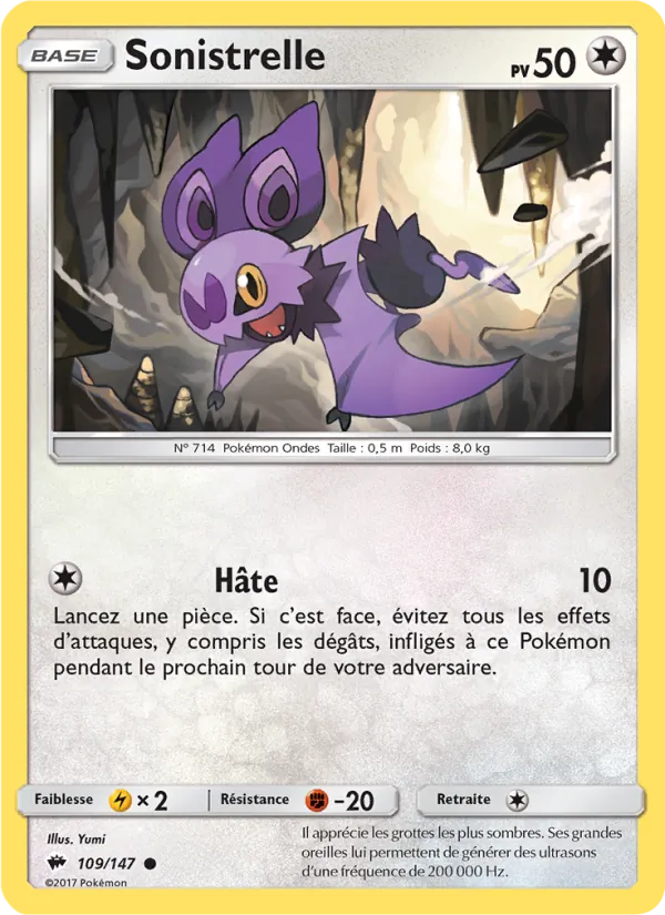 Sonistrelle 109/147 — SL3 – Ombres Ardentes