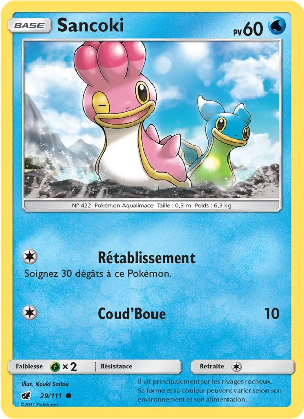 Sancoki 29/111 — SL4 – Invasion Carmin — Carte Pokémon française