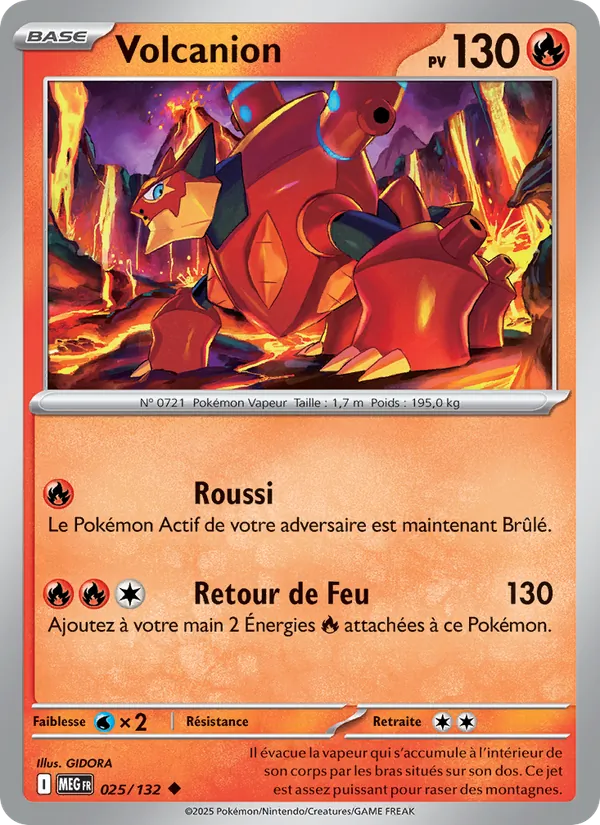 Volcanion 25/132 — ME01 — Méga-Évolution