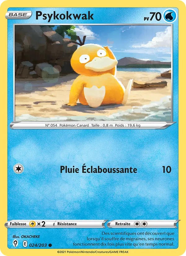 Psykokwak 24/203 — EB07 - Evolution Céleste