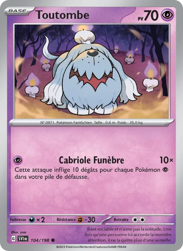 Toutombe 104/198 — EV01 – Écarlate et Violet