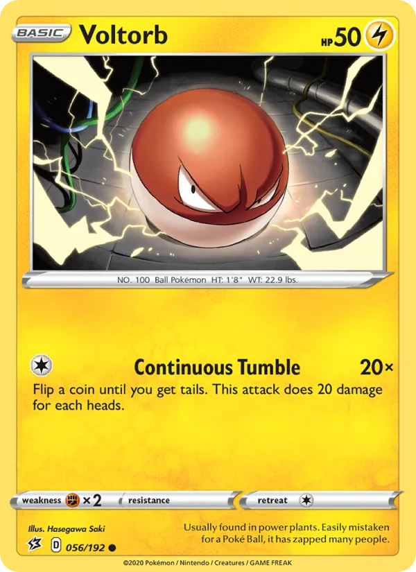 Voltorbe 56/192 — SWSH2 – Rebel Clash
