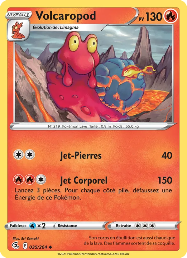 Volcaropod 35/264 — EB08 - Poing de Fusion
