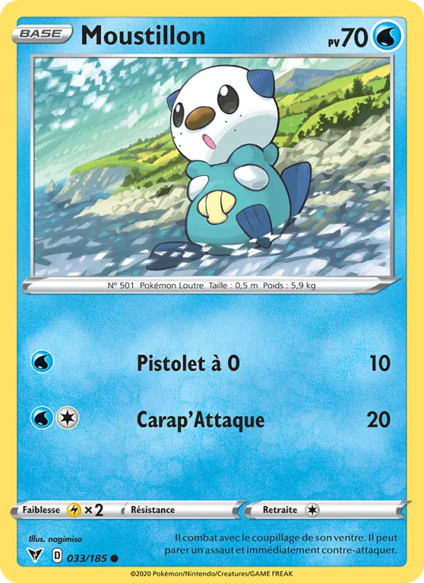 Moustillon 33/185 — EB04 — Voltage Éclatant — Carte Pokémon française