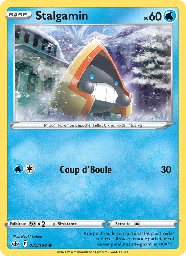 Stalgamin 35/198 — EB06 – Règne de Glace — Carte Pokémon française