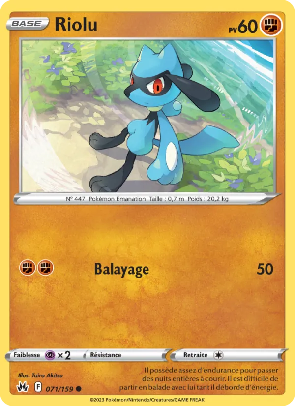 Riolu 71/159 — EB12.5 – Zénith Suprême