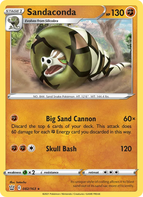 Dunaconda 82/163 — SWSH5 – Battle Styles