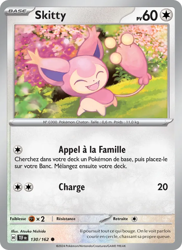 Skitty 130/162 — EV05 – Forces Temporelles
