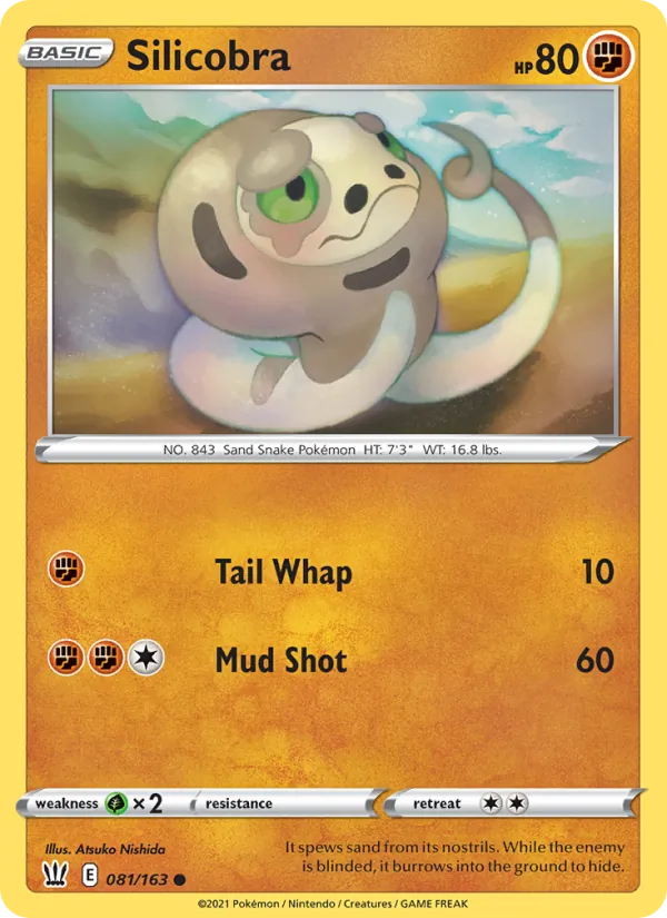 Dunaja 81/163 — SWSH5 – Battle Styles — Carte Pokémon anglaise