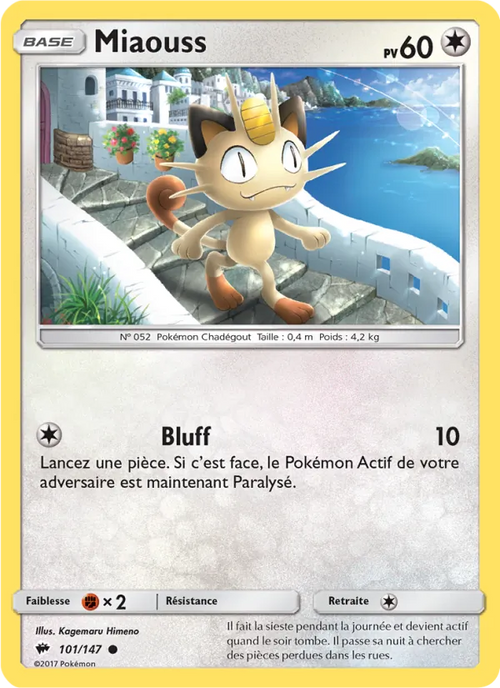 Miaouss 101/147 — SL3 – Ombres Ardentes