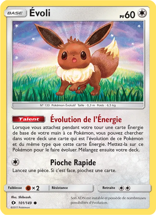 Évoli 101/149 — SL1 – Soleil et Lune