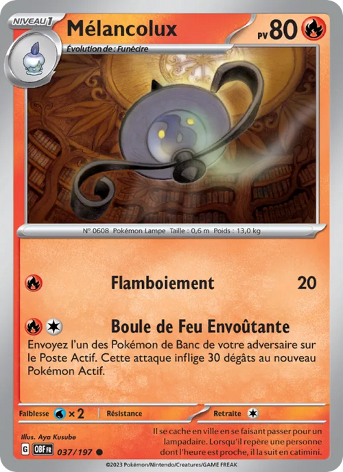 Mélancolux 37/197 — EV03 – Flammes Obsidiennes