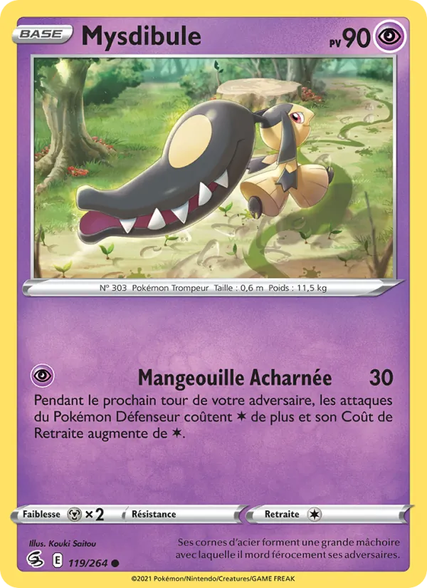 Mysdibule 119/264 — EB08 - Poing de Fusion — Carte Pokémon française