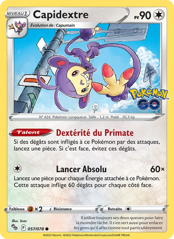 Capidextre 57/78 — EB10.5 Pokemon GO