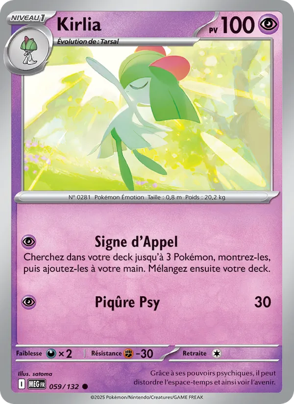Kirlia 59/132 — ME01 — Méga-Évolution
