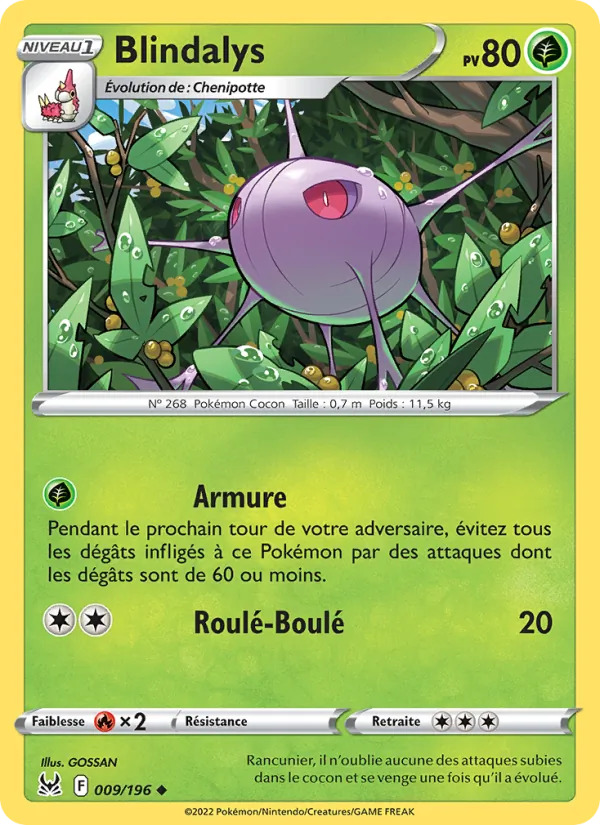 Blindalys 9/196 — EB11 — Origine Perdue