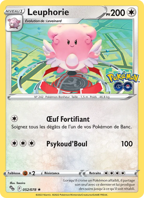 Leuphorie 52/78 — EB10.5 Pokemon GO
