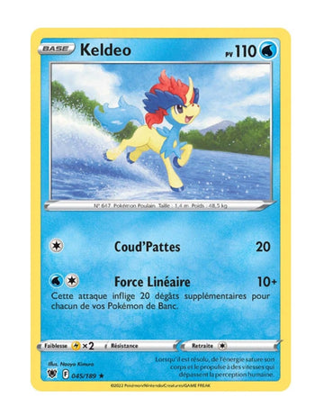 Stars Holo - Pokemon - Astres Radieux - Keldeo 45/189 - Poke-Geek
