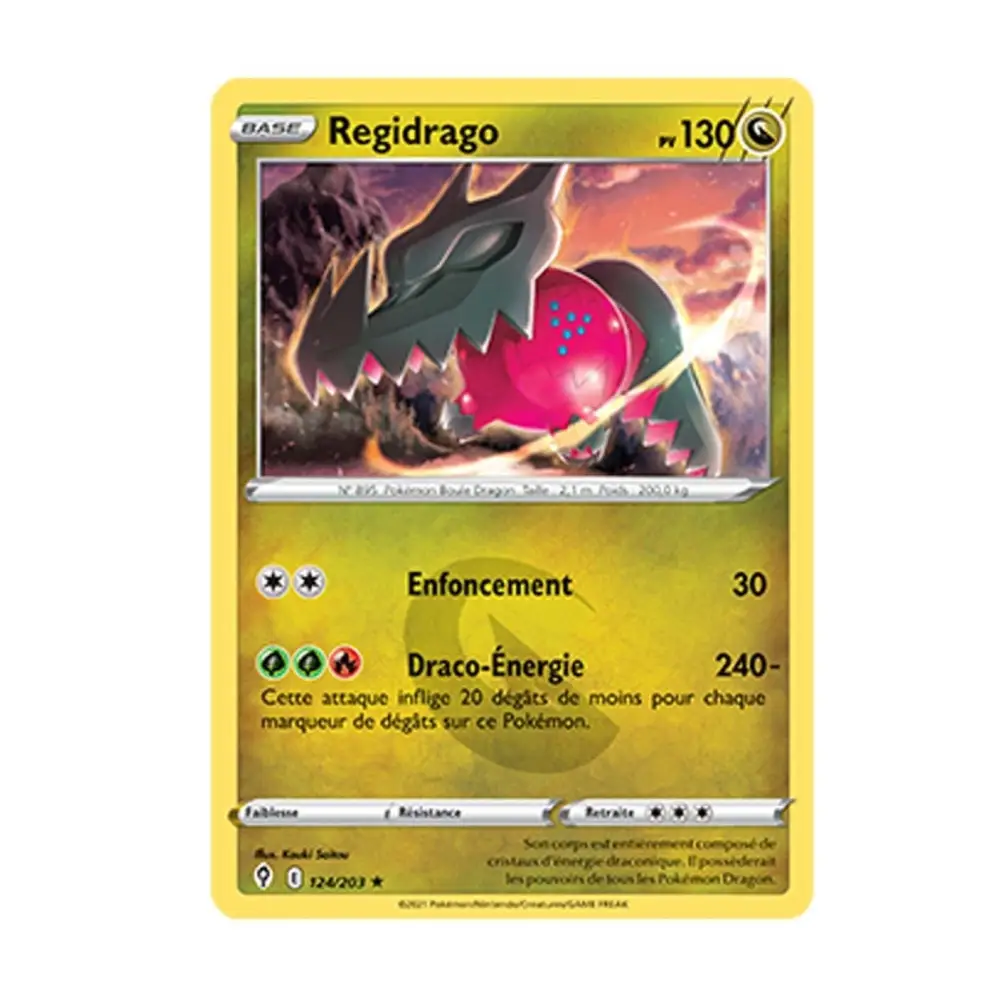 Holo - Pokemon - Evolution Céleste - Regidrago 124/203 - Poke-Geek