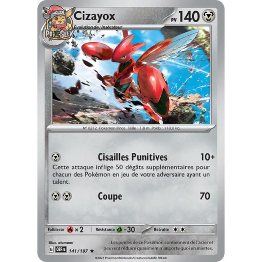 Holo - Pokemon - Obsidian Flames - Scizor 141/197