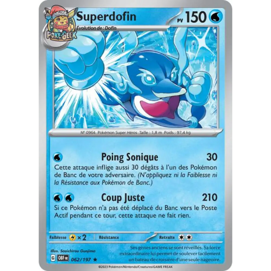 Holo - Pokemon - Obsidian Flames - Superdofin 62/197