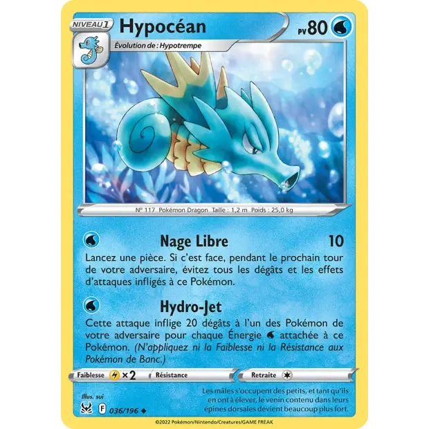 Hypocéan - EB Origine Perdue - 36/196 - Poke-Geek