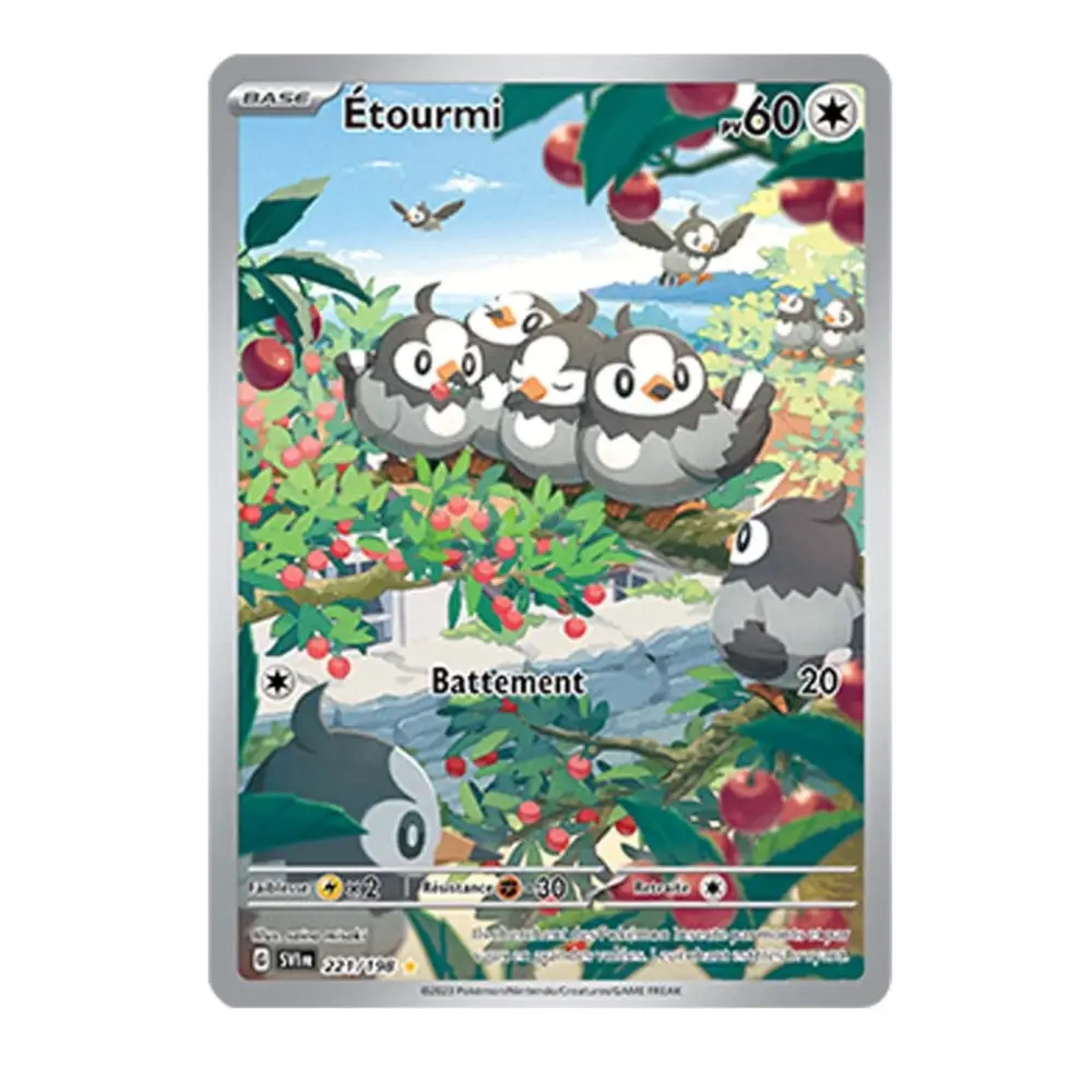 IR - Pokemon - Écarlate et Violet de Base - Étourmi 221/198 - Poke-Geek