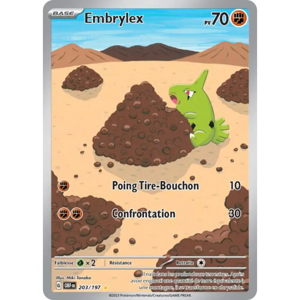 IR - Pokemon - Flammes Obsidiennes - Embrylex 203/197 - Poke-Geek