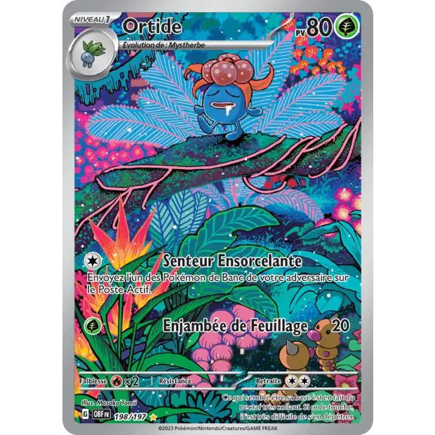 IR - Pokemon - Flammes Obsidiennes - Ortide 198/197