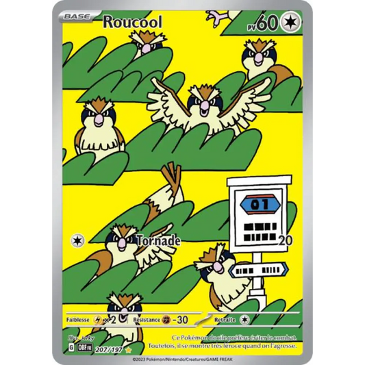 IR - Pokemon - Flammes Obsidiennes - Roucool 207/197