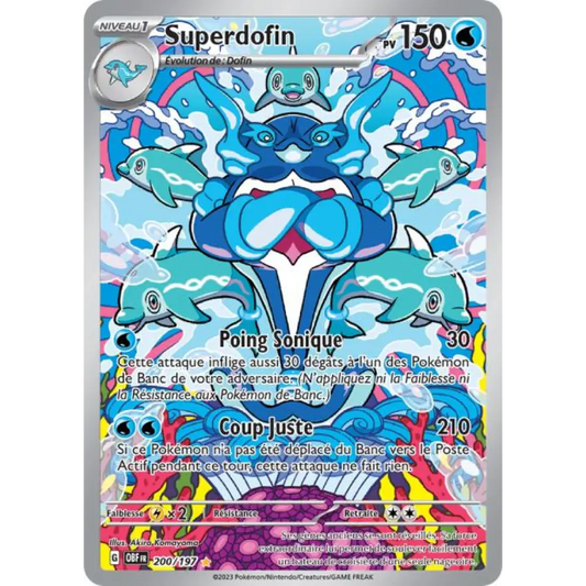IR - Pokemon - Flammes Obsidiennes - Superdofin 200/197
