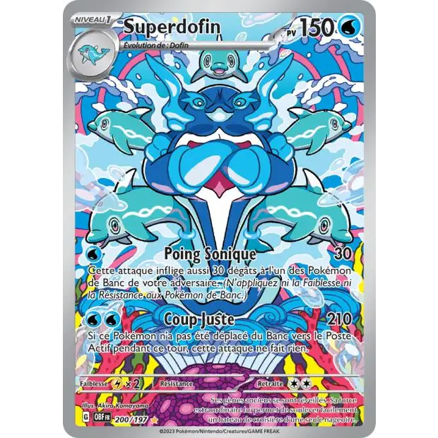 IR - Pokemon - Flammes Obsidiennes - Superdofin 200/197