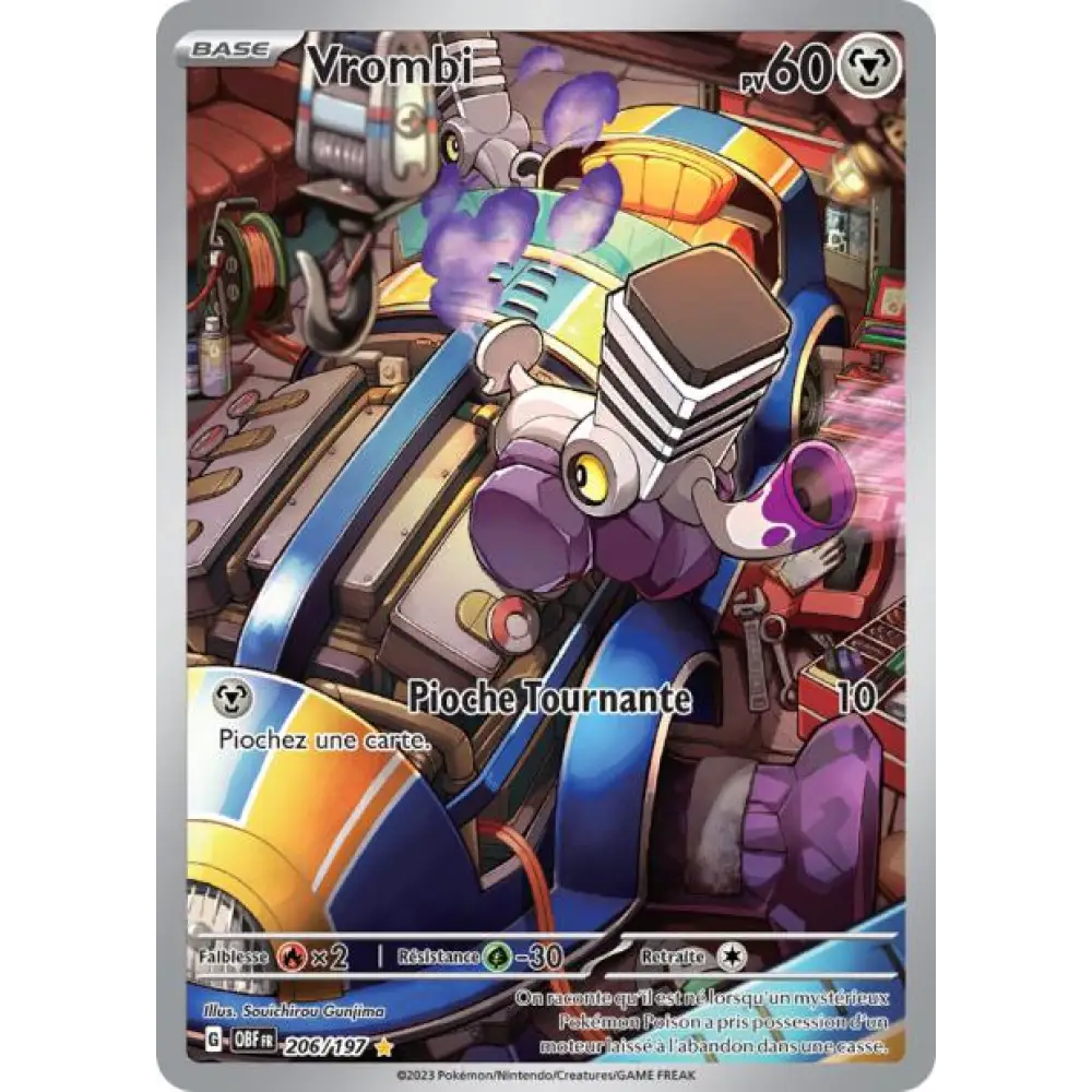 IR - Pokemon - Flammes Obsidiennes - Vrombi 206/197 - Poke-Geek