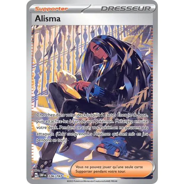 ISR - Pokemon - Flammes Obsidiennes - Alisma 226/197