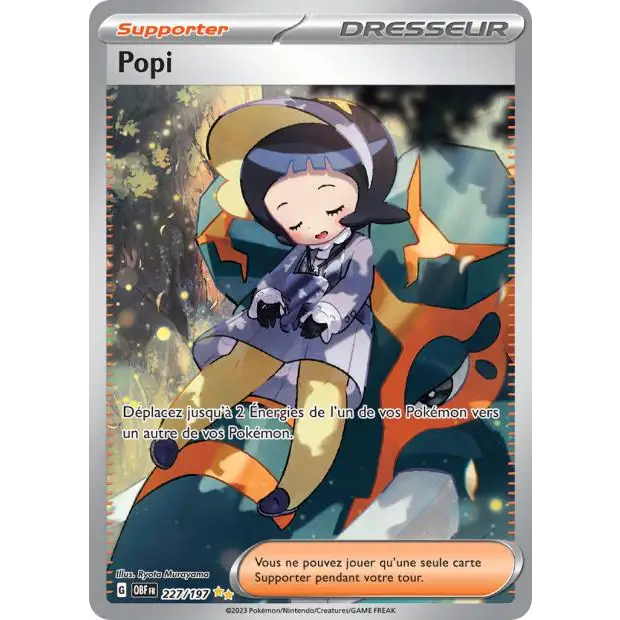 ISR - Pokemon - Flammes Obsidiennes - Popi 227/197 - Poke-Geek