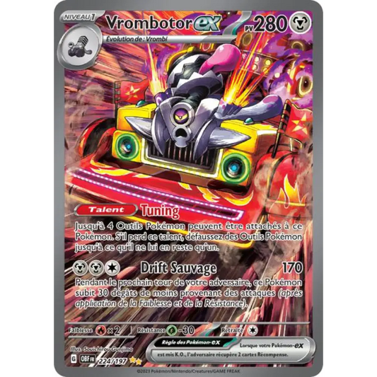 ISR - Pokemon - Flammes Obsidiennes - Vrombotor ex 224/197