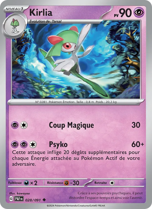 Kirlia 28/91 — EV04.5 – Destinées de Paldea