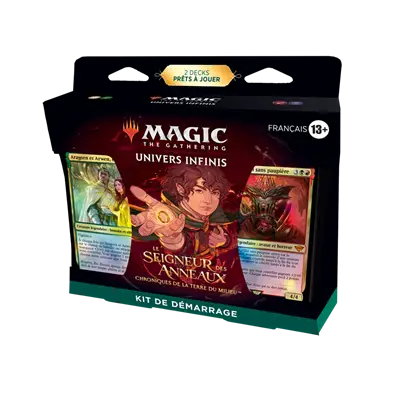 Kit de démarrage Magic Univers Infinis : Le Seigneur des Anneaux : Chroniques de la Terre du Milieu - Poke-Geek