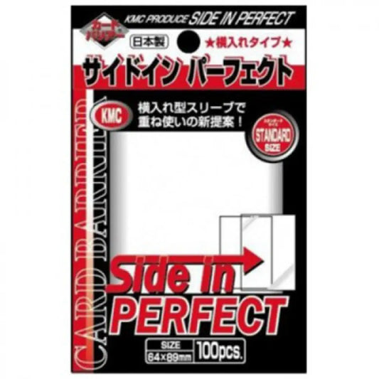 KMC - Protèges Cartes Standard - 100 Pochettes - Side In Perfect - Side Load
