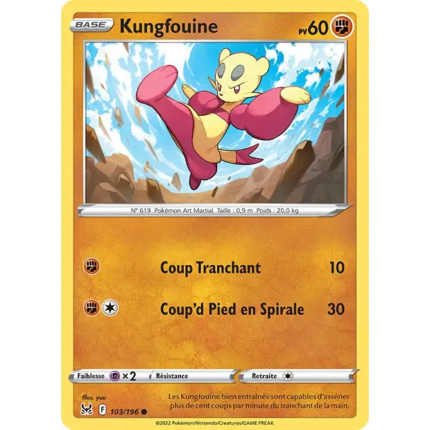 Kungfouine - EB Origine Perdue - 103/196 - Poke-Geek